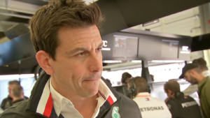 Toto Wolff, Team Principal & CEO of Mercedes-AMG Petronas Motorsport talks about how proud he is of his entire team with them earning another front row lockout.