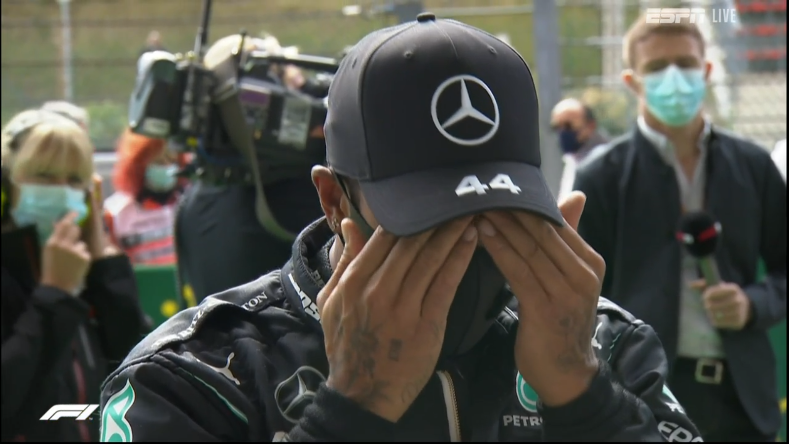 Mercedes AMG's Lewis Hamilton reflects on his amazing performance at the end of Q3 that earned him Pole Position for the Belgian Grand Prix 2020.